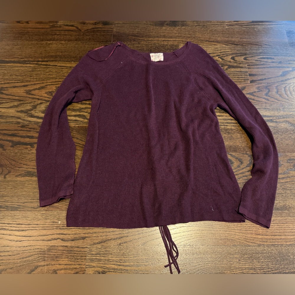 Hippie Rose Plum Sweater